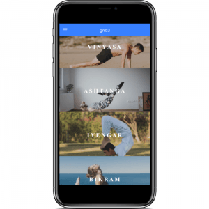 ionic 4 yoga app
